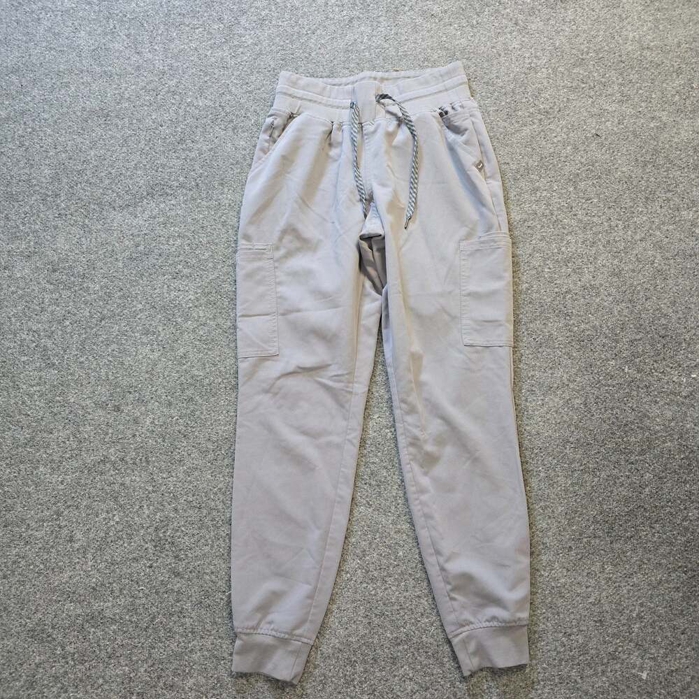 Jaanuu Pants Womens Size XS Gray Scrubs Medical Nursing Joggers Casual Comfort